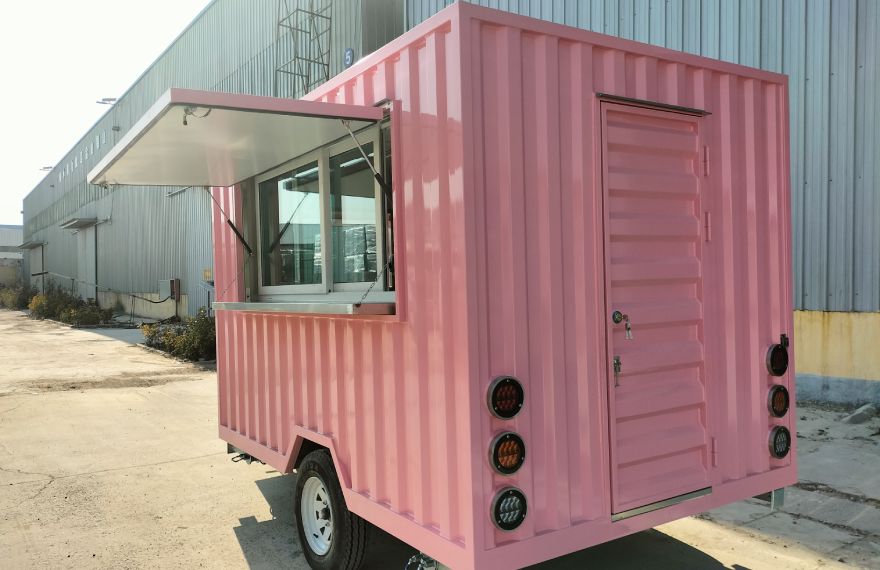 hipping container food trailer for sale